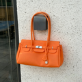 Trendy Candy Color Jelly Tote Shoulder Bag 6W10BBG2111
