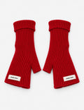 Simple Solid Color Fingerless Thicken Gloves 6W6GLO89