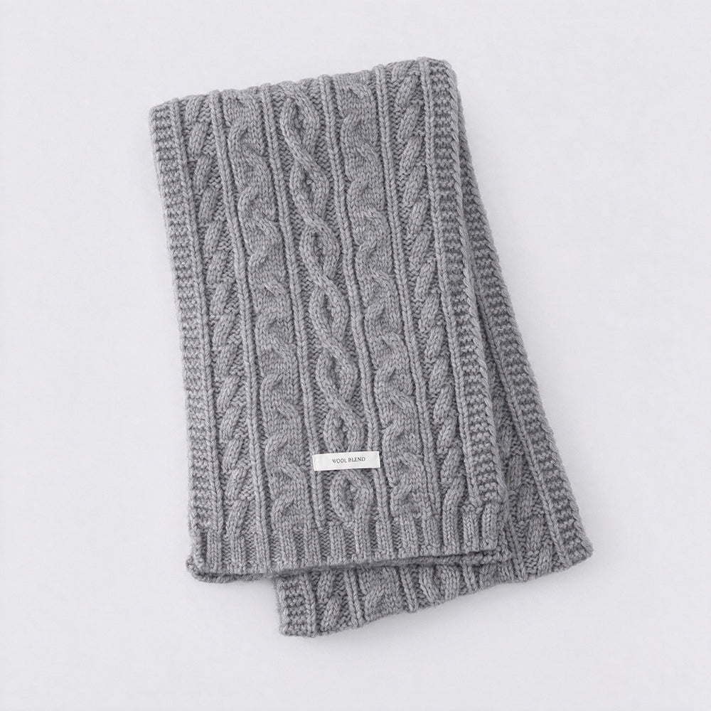 Warm Solid Color Cable Knit - DippedShop Wholesale - #1203
