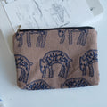 Trendy Floral Embroidery Portable Cosmetic - DippedShop Wholesale - #5651