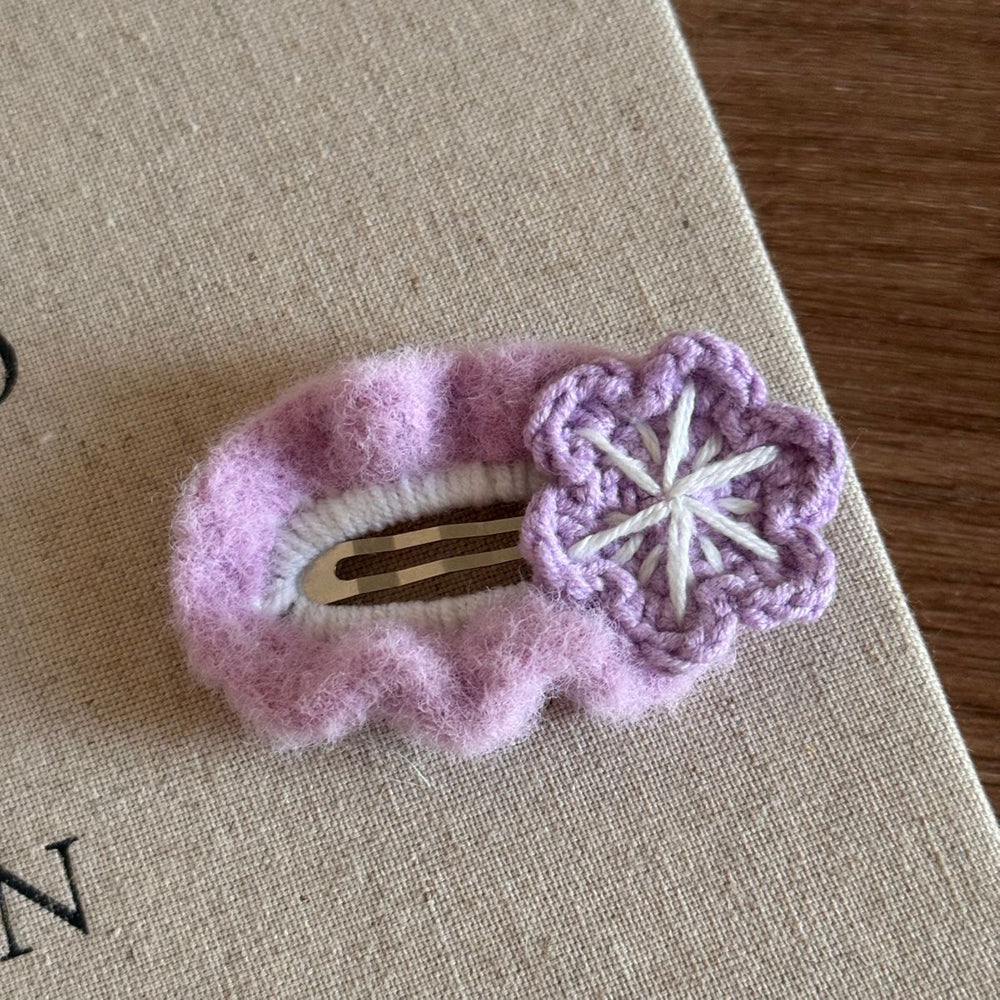 Crochet Christmas Tree Hair Clip - DippedShop Wholesale - #8067