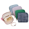 Tweed Jewelry Organizer Pouch - DippedShop Wholesale - #8803