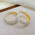 Irregular Enamel Stud Earrings - DippedShop Wholesale - #1731