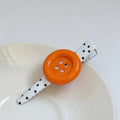 Polka Dot Alligator Hair Clip - DippedShop Wholesale - #1427
