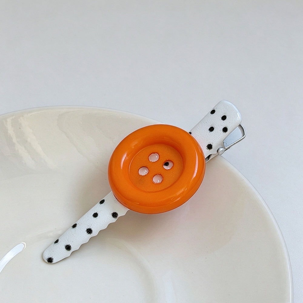 Polka Dot Alligator Hair Clip - DippedShop Wholesale - #1427