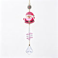 Sparkling Santa Christmas Tree Crystal Hanging Ornament 6H7HLS192
