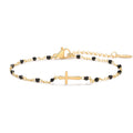 Cross Bead Chain Bracelet - DippedShop Wholesale - #9107