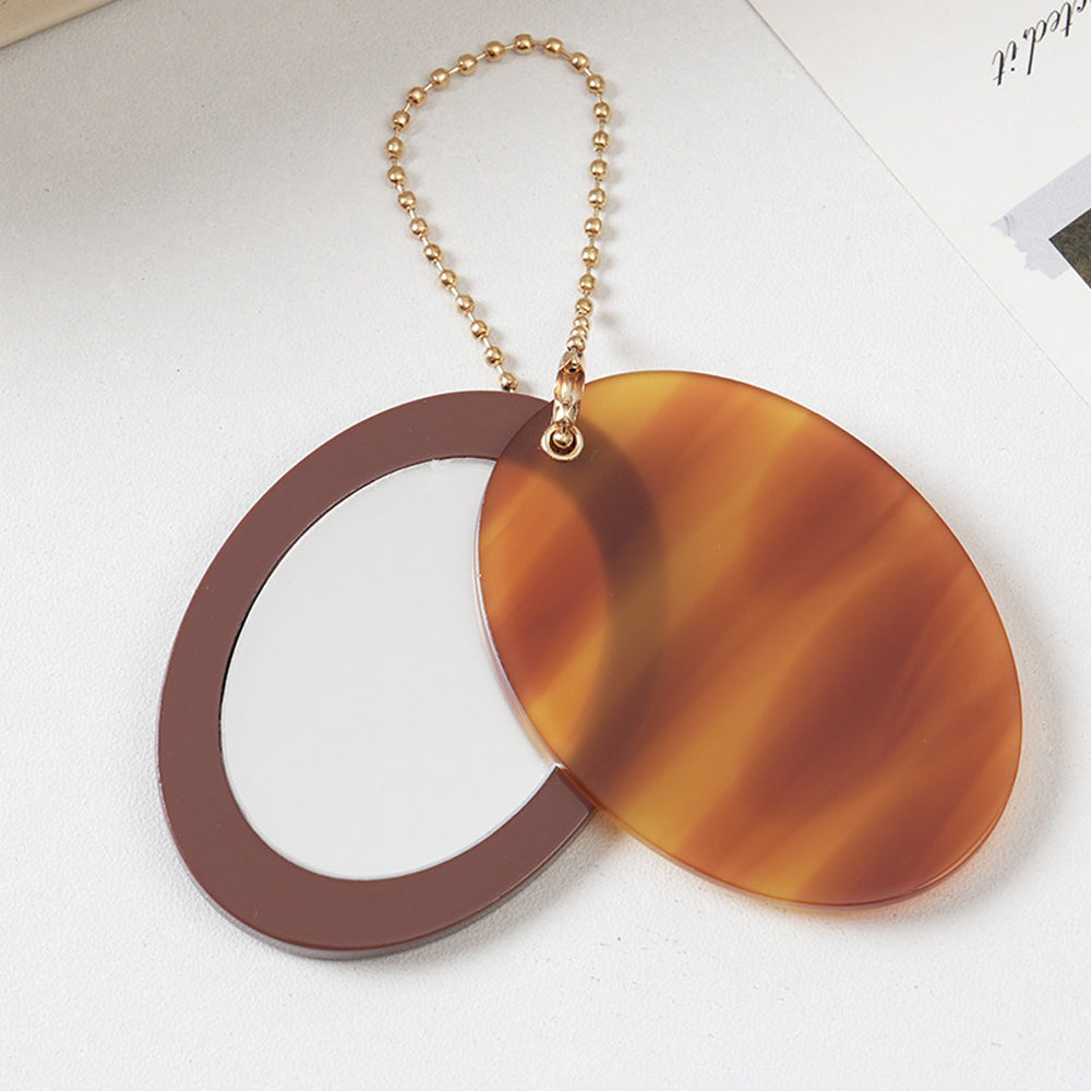 Oval Acetate Bag Charm - DippedShop Wholesale - #1987