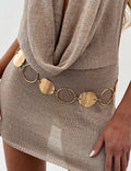 Vintage Gold Plated Disc Waist - DippedShop Wholesale - #4099