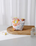Colorful Embroidered Floral Cosmetic Bag - DippedShop Wholesale - #6467