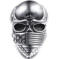 Retro Human Skeleton Style USA Flag Ring 8ZA6JRG209T