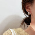Twisted Geometric Hoop Earrings - DippedShop Wholesale - #7443