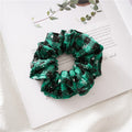 Simple Christmas Plaid Elastic Hair Scrunchie 6W6HSR442