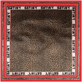Vintage Leopard Satin Scarf - DippedShop Wholesale - #9523