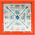 Vintage Leopard Satin Scarf - DippedShop Wholesale - #0595