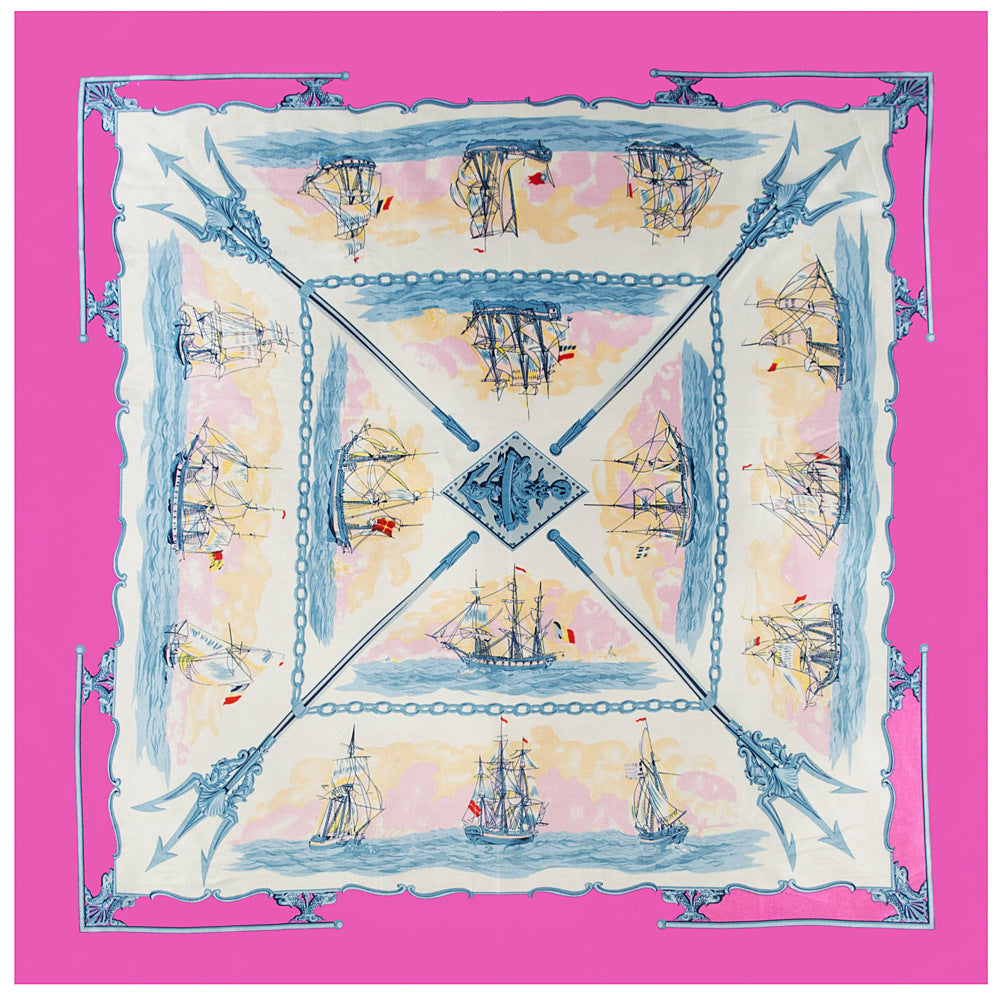 Vintage Leopard Satin Scarf - DippedShop Wholesale - #7827