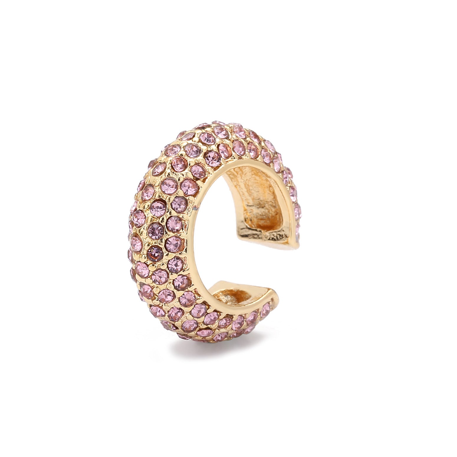 Retro Gold Plated Zirconia C-S - DippedShop Wholesale - #9235