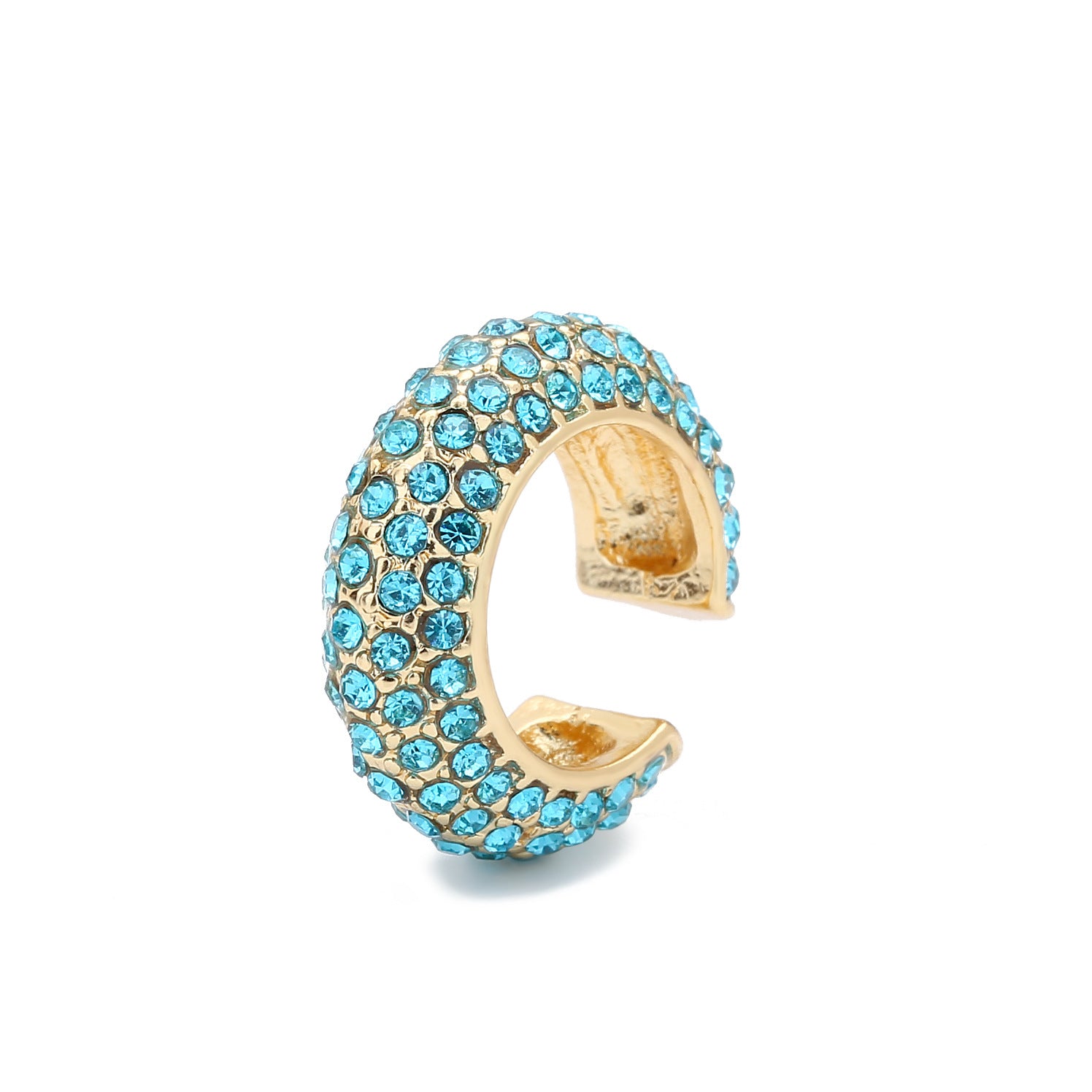 Retro Gold Plated Zirconia C-S - DippedShop Wholesale - #4771