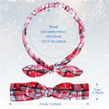 Cute Christmas Bunny Ears Elastic Knotted Headband 6W6HBD360