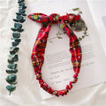 Cute Christmas Bunny Ears Elastic Knotted Headband 6W6HBD360