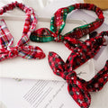 Cute Christmas Bunny Ears Elastic Knotted Headband 6W6HBD360