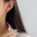 Vintage Gold Hoop Earrings - DippedShop Wholesale - #1123