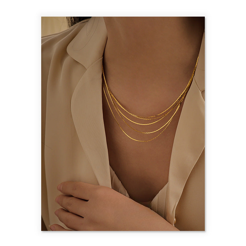 Simple Layers Necklace DPJN15