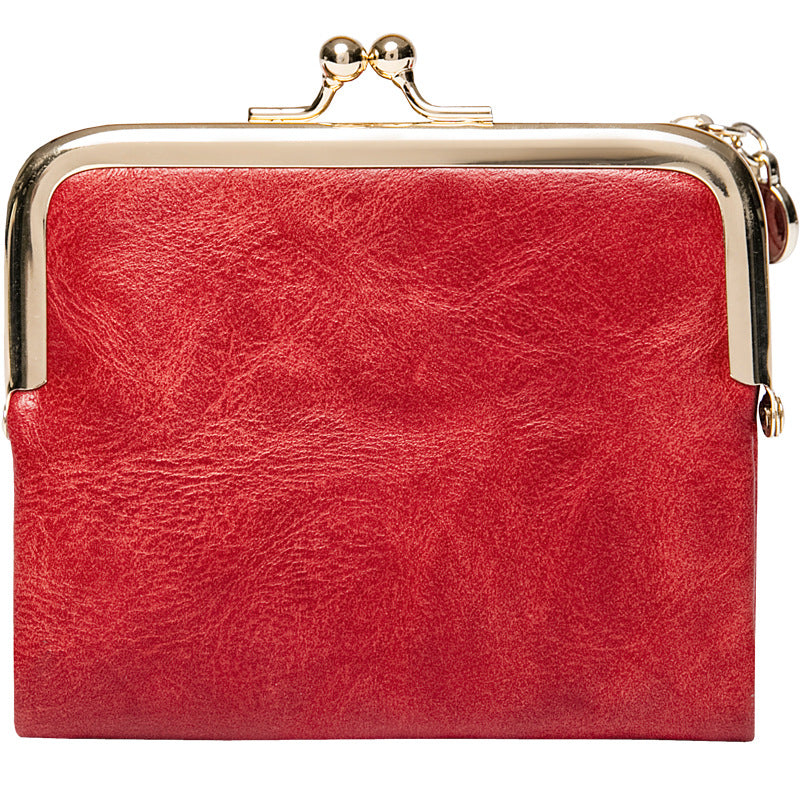 Vintage Kiss-Lock Short Bifold Wallet 6W10BWB295