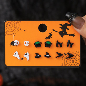 5+ Ghost Darkness Halloween Earrings DPJE2723