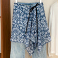 Boho Paisley Print Tie Waist Hip Scarf 6W6NSC232