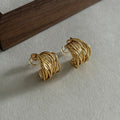 C-shape Stud Earrings - DippedShop Wholesale - #1203