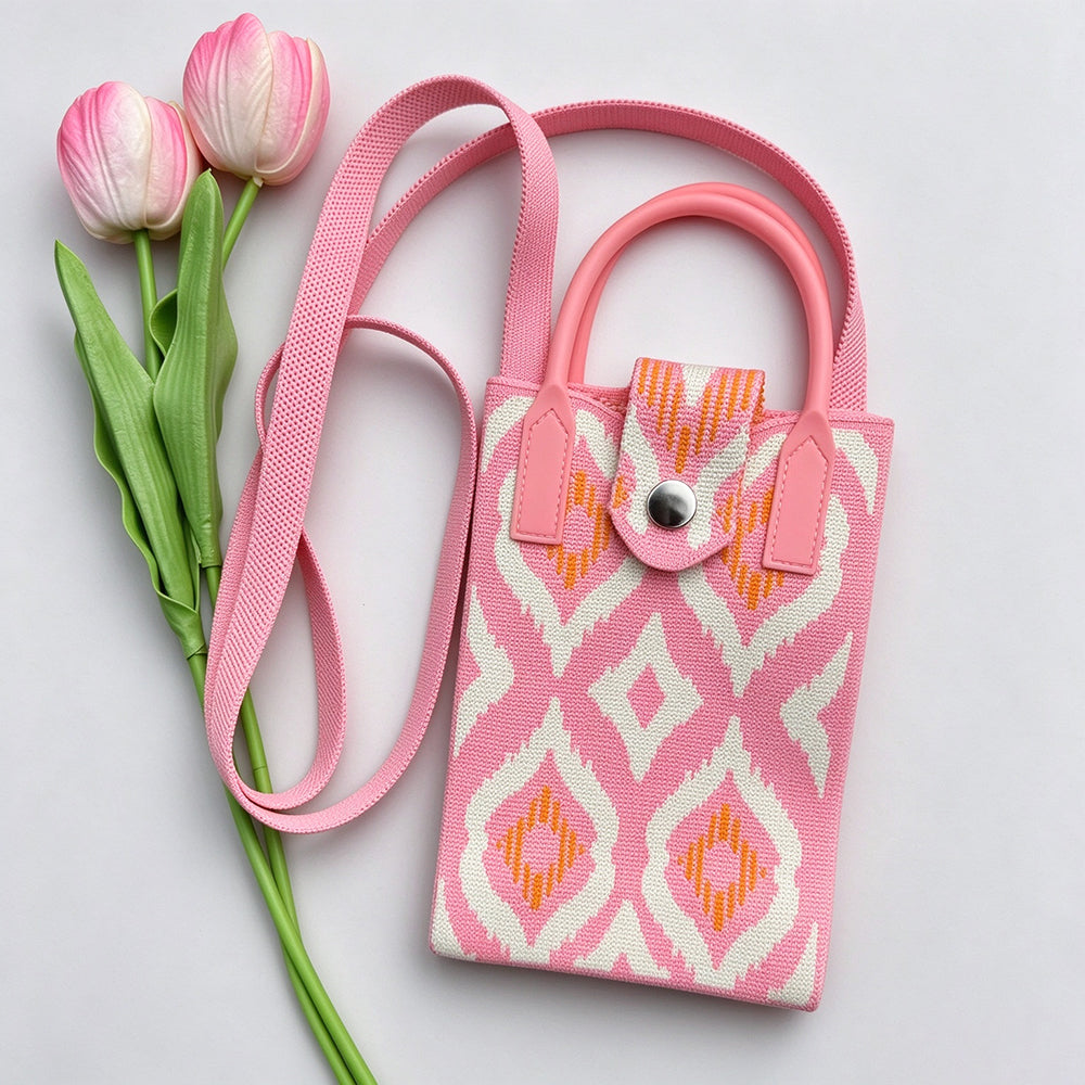 Vintage Ethic Style Knit Crossbody - DippedShop Wholesale - #1219
