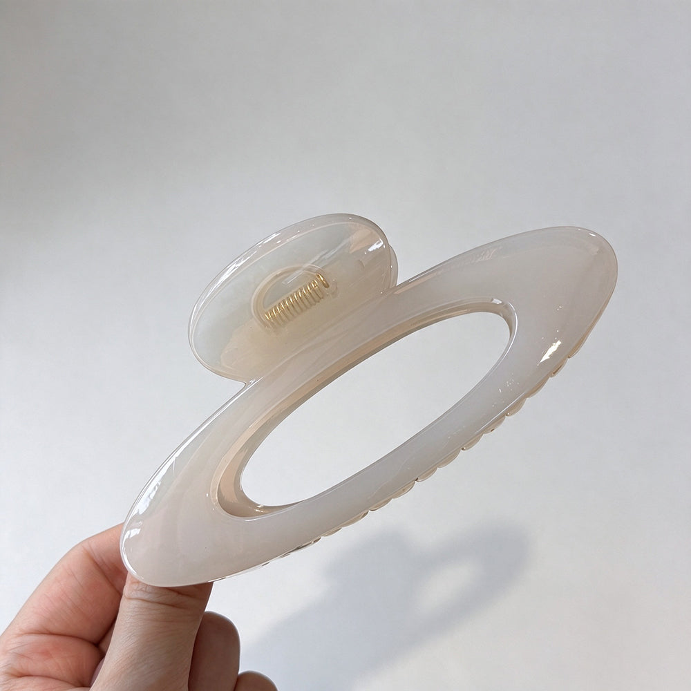 Hollow Out Oval Hair Claw - DippedShop Wholesale - #4387