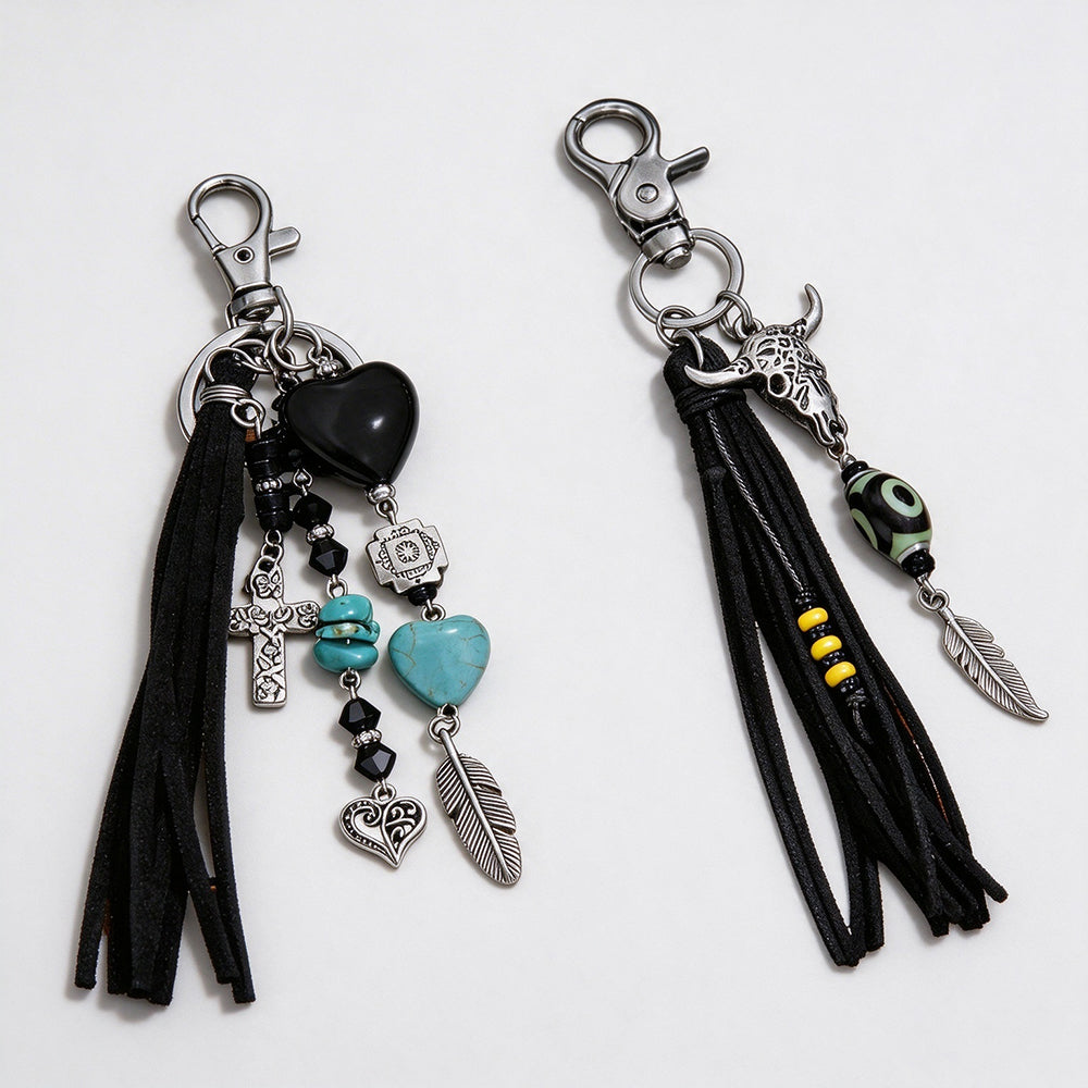 Western Cowgirl Bag Charm - DippedShop Wholesale - #5987