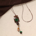 Coconut Shell Pendant Necklace - DippedShop Wholesale - #7491