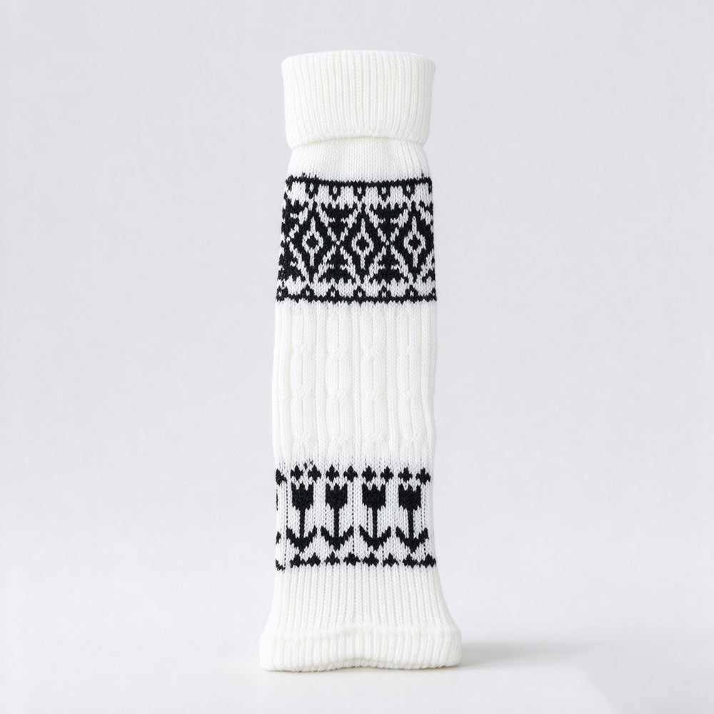 Fair Isle Leg Warmers - DippedShop Wholesale - #2851