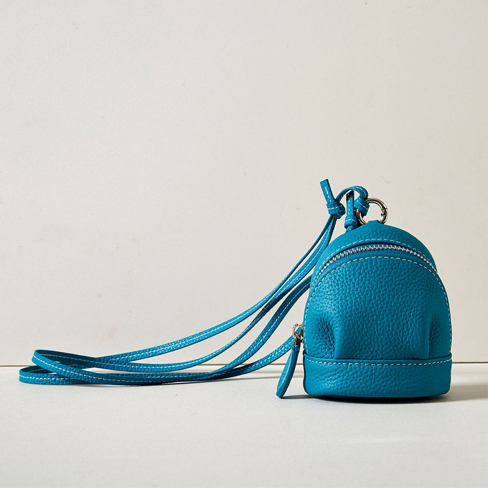Mini Backpack Shaped Leather Coin Purse 6W10BWB304