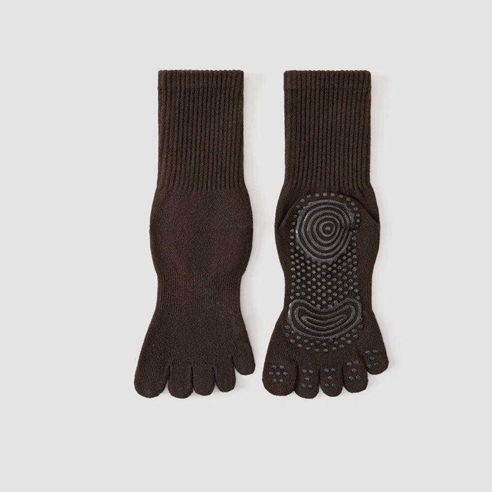 Simple Non-Slip Pilates Yoga Grip Toe Socks 6W8FSO860