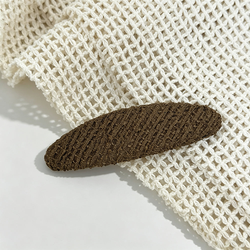 Simple Ruched Fabric No Crease Hair Clip 6W6HCP1620