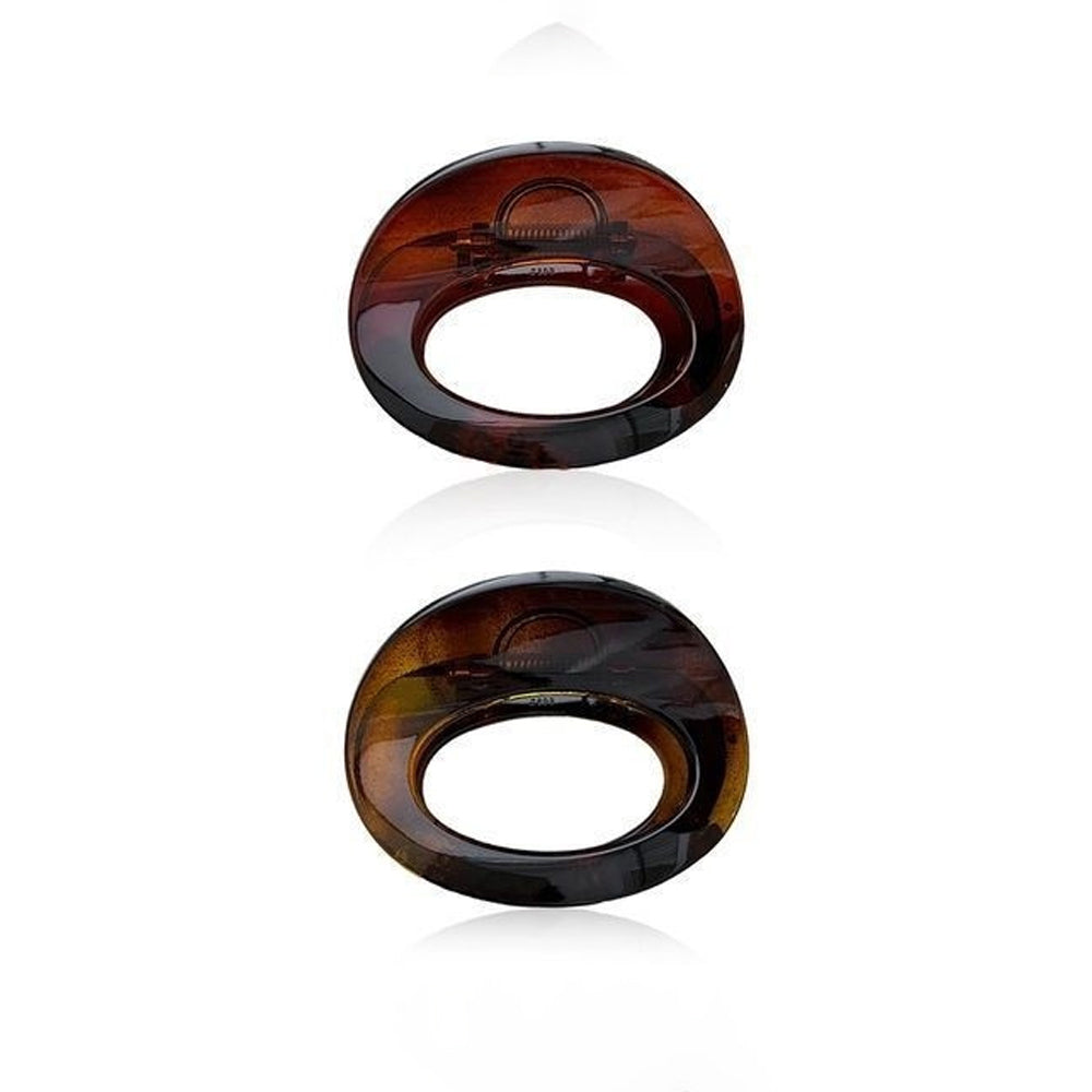 Mini Oval Hair Claw - DippedShop Wholesale - #3491
