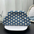Stylish Woven Polka Dot Cloud Clutch Handbag 6W10BBG1869