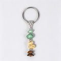 Natural Stone Crystal Keychain - DippedShop Wholesale - #7635