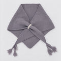 Thick Chunky Knitted Triangle Shawl - DippedShop Wholesale - #9843