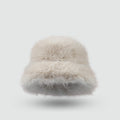 Imitation Rabbit Fur Bucket Hat - DippedShop Wholesale - #3587