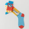 Asymmetrical Cartoon Crew Socks - DippedShop Wholesale - #0803