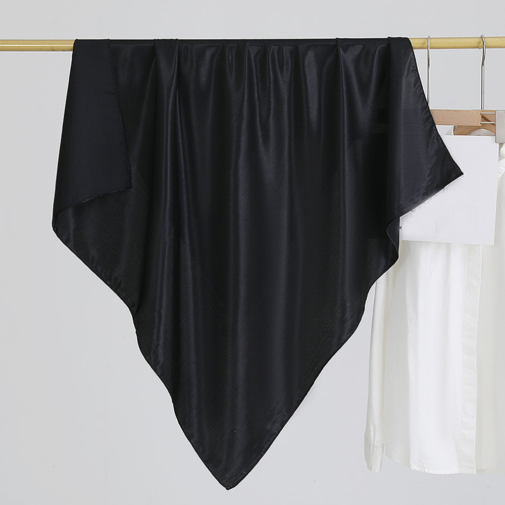 Minimalist Solid Color Soft Square Satin Scarf 6W6NSC234