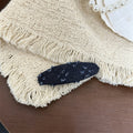 Simple Denim Frayed Hem No-Crease Hair Clip 6W6HCP1623