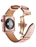Simple Solid Color PU Leather Watch Band 6W6JWA118