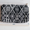 Trendy Floral Embroidery Portable Cosmetic - DippedShop Wholesale - #8419