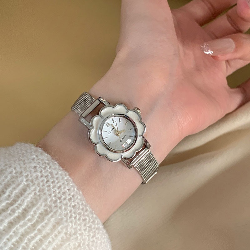 Flower Dial Analog Watch - DippedShop Wholesale - #5123